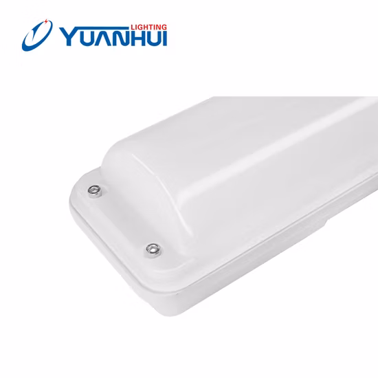 Illuminazione tunnel a LED tri-proof, custodia in alluminio IP65, barra LED impermeabile, lampada bianca senza clip, protezione contro lo smontaggio, tubo luminoso a LED tri-proof